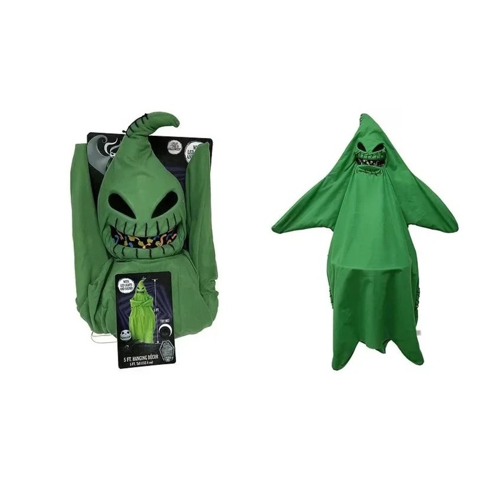 Disney Nightmare Before Christmas 5 Ft Oogie Boogie Hanging Decor LED Sound
